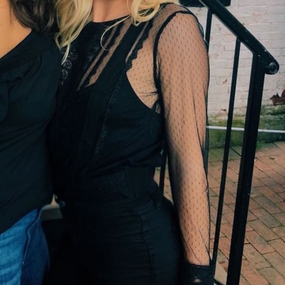 Embellished long sleeve over shirt